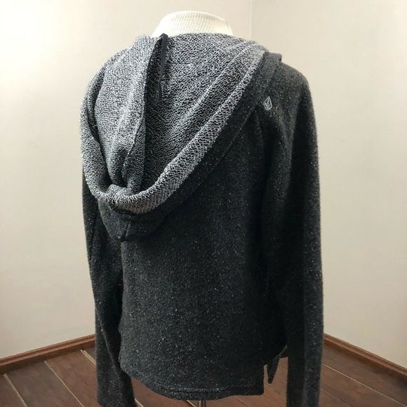 Volcom Woman Knit Flowy Cardigan Sweater Size S/P - Picture 7 of 8